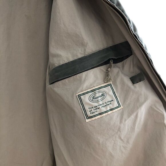 Faconnable Vintage Wool Casual Stretchy Zip Up Bomber Jacket Top Green - Picture 11 of 14